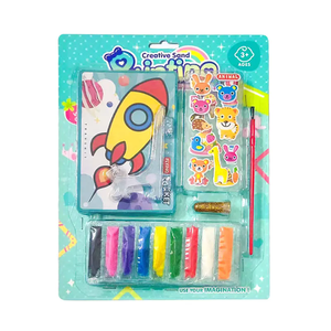 Kids <strong>Creative</strong> Painting Kit Colored Sand Toy DIY Early Educational Art Drawing Painting Toy Set - Product Image 1