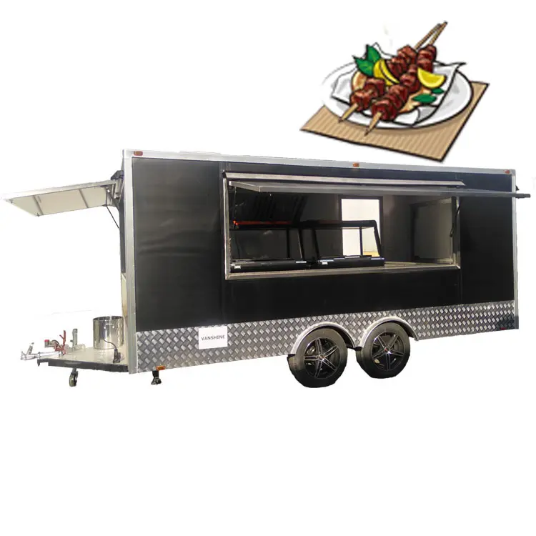 Yeni yiyecek için sokak satış aracı Taco kamyon kahve römork mobil Bar dondurma kamyon Hot Dog Stand gıda römork