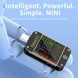 FNIRSI-C1 <strong>Type</strong>-C PD Trigger USB-C Voltmeter Ammeter Fast Charging Protocol <strong>Test</strong> <strong>Type</strong>-C Meter Power Bank Tester With PC <strong>Software</strong> - Product Image 3