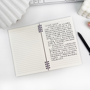 Ustom-Bloc de notas con tapa dura en espiral, libreta con bobina de papel forrado de 80gsm, planificador de ejercicios - Product Image 5