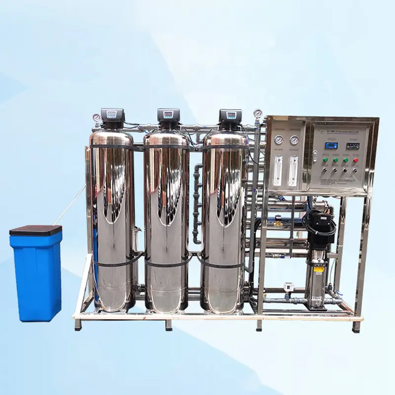 Purificateur industriel à osmose inverse 1500l/H pour Machine De fabrication d'eau potable