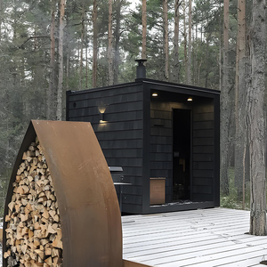 Luxurious square Type Side Door Sauna Rooms Providing <strong>Computer</strong> Control bluetooth Speaker and Lighting <strong>System</strong> and Far Infrared - Product Image 5