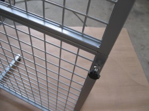 Estante de exhibición de gancho de pared de rejilla de alambre de metal, producto colgante de pie - Product Image 5