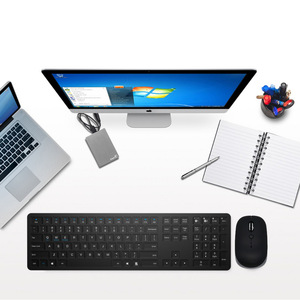 Juego de teclado y mouse inalámbricos Ratón de teclado ergonómico para PC Computadora Oficina