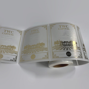 ฉลากไวน์แดงฉลากขวดไวน์แบบนูนพิมพ์แบบกำหนดเอง - Product Image 3