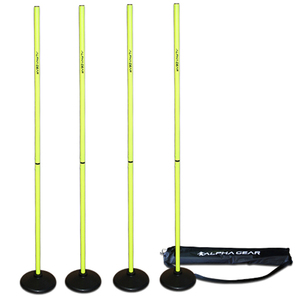 加重ゴムベースの敏捷性スラロームトレーニングポール - Product Image 4