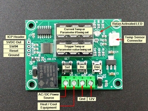 XH-W1219 JEO <strong>Temperature</strong> <strong>Controller</strong> Module for Both Heating and Cooling Applications - Product Image 3