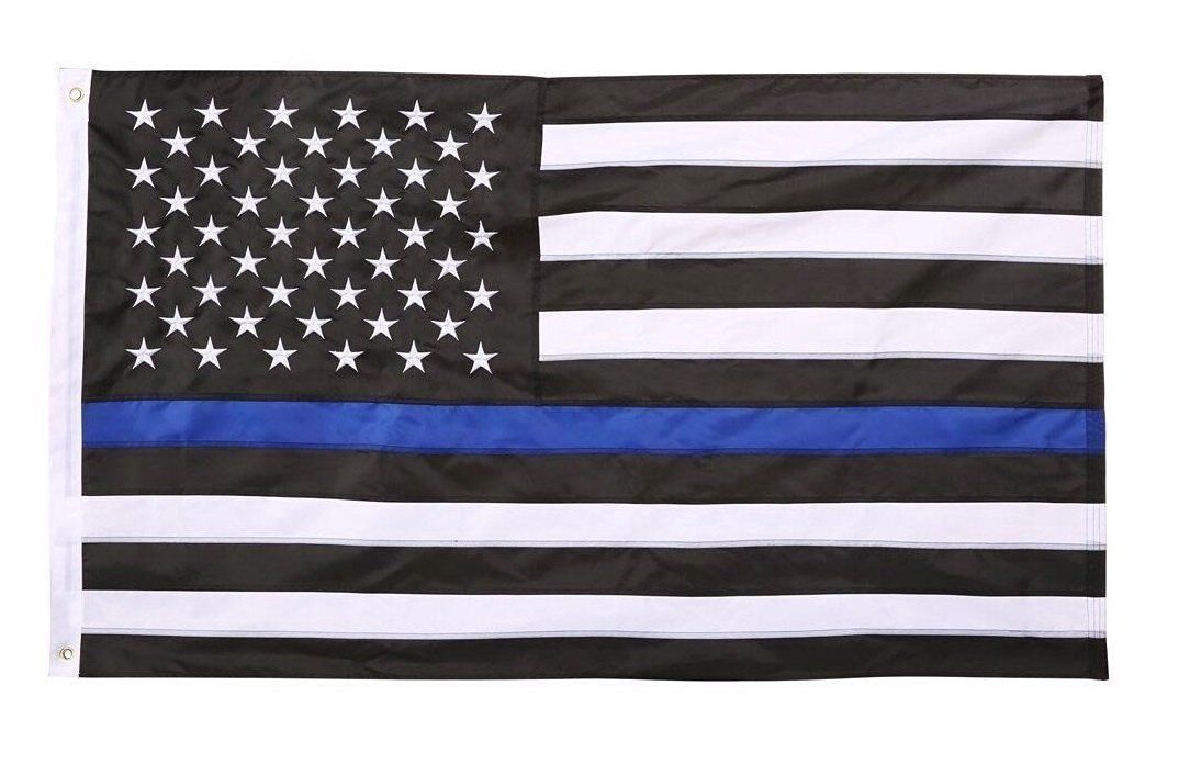 thin blue line flag
