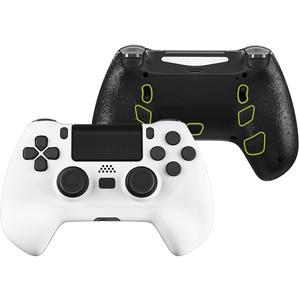 ExtremeRate, carcasa frontal y trasera blanca personalizada para mando de PS4, Kit de remapeo, botones de parada de gatillo para mando de PS4 - Product Image 1