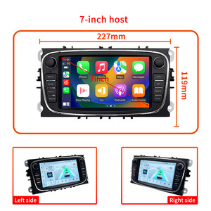 Ford Focus Mondeo C Max Galaxy için All-in-One sistemi büyük pano navigasyon ekran dikiz kamera 1 yıl 4GB Carplay kaçış - Product Image 4