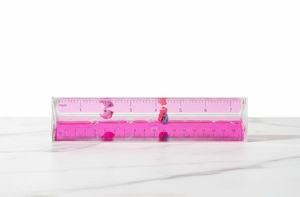 Acrylic Lỏng Đầy Thân Thiện Với Môi Aqua Cai Trị Tam Giác Cai Trị Văn Phòng Phẩm Nổi Đồ Chơi Không Nén Thời Trang Phim Hoạt Hình Tình Yêu - Product Image 4