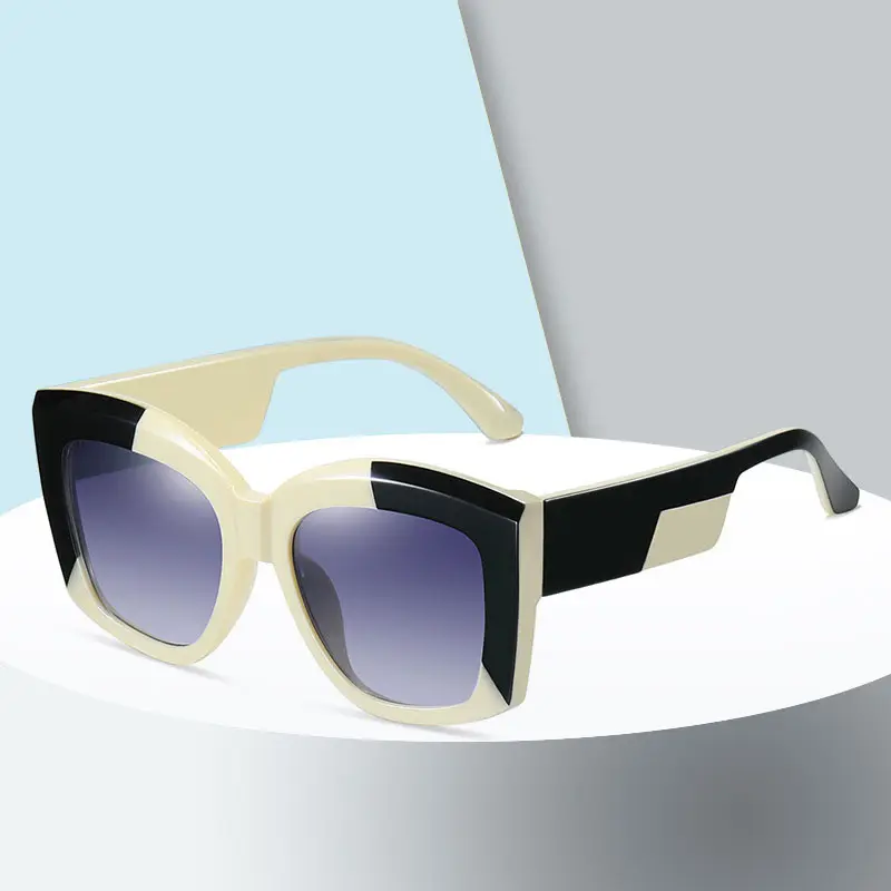 Lunettes de soleil vintage de haute qualité Dernières lunettes de soleil pour femmes hommes Lunettes de soleil moulées personnalisées surdimensionnées rétro