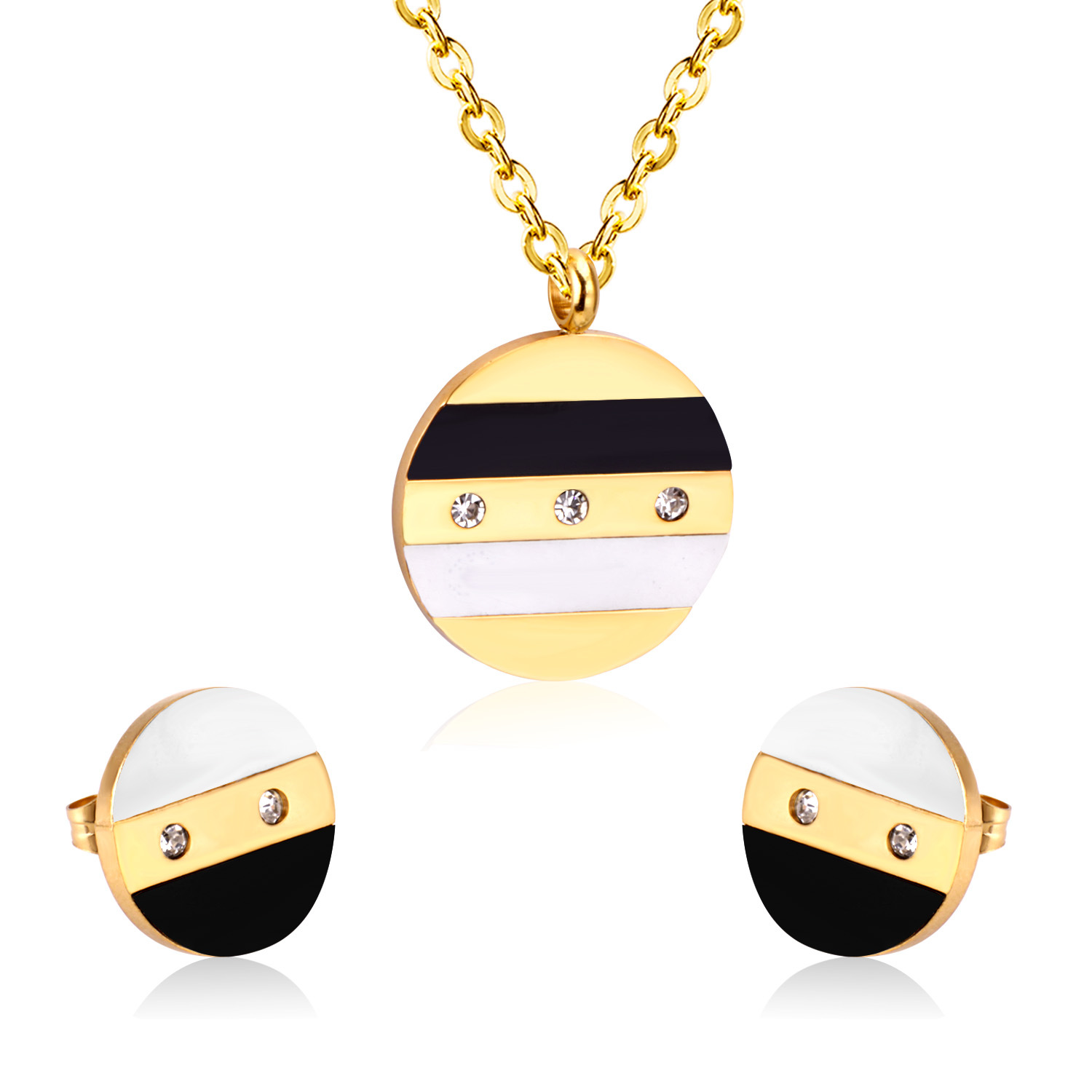 Black SE239701G Gold