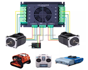 48 В, двухканальный бесщеточный контроллер двигателя - Product Image 2
