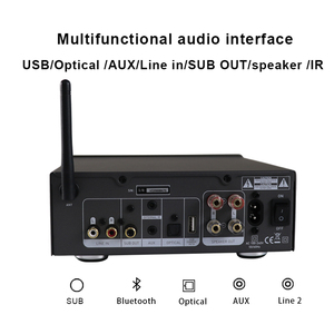 家庭用リモコン付き1チャンネル出力アンプBluetoothCSR 4.2レシーバーアンプ - Product Image 6