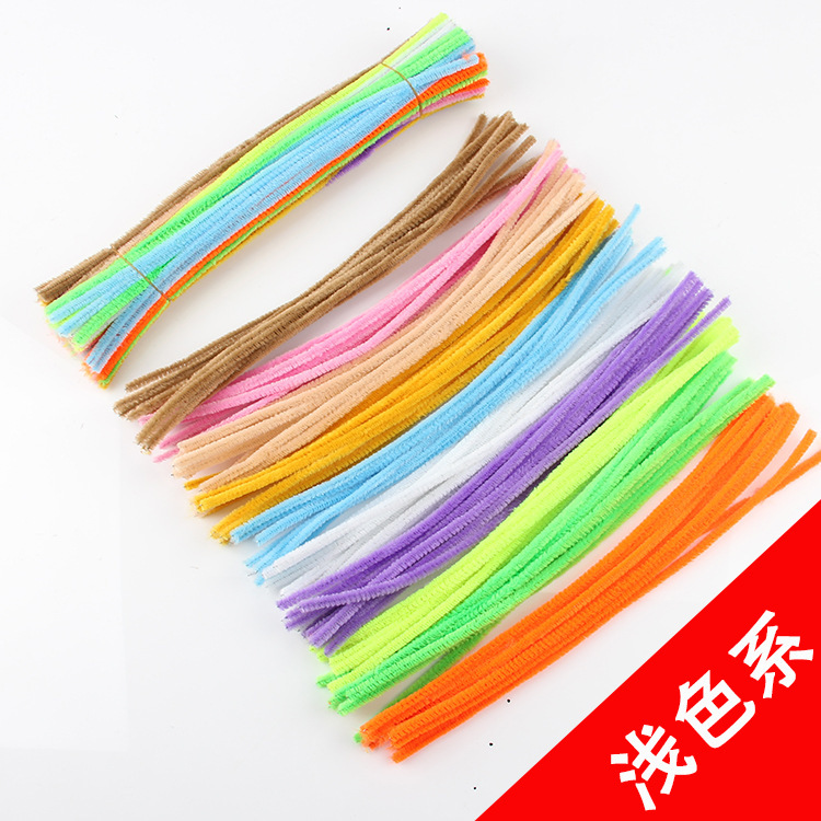 Couleurs claires (mélange de 10 couleurs) - 100 brins
