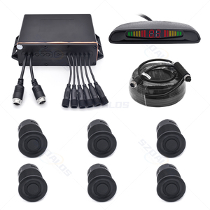 Sistema de sensor de aparcamiento de 24V, sistema de marcha atrás de vehículos pesados de 6 sensores con pantalla LED - Product Image 2