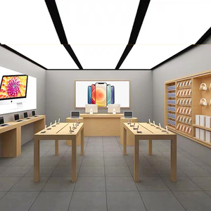Factory Custom Made <strong>MDF</strong> Wooden <strong>Display</strong> <strong>Table</strong> Mobile Phone <strong>Display</strong> Desk <strong>Computer</strong> ipad Show <strong>Table</strong> - Product Image 3