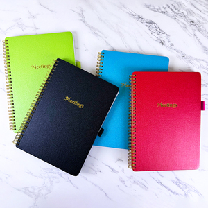 Hardcover Meeting <strong>Notebook</strong> for Work <strong>With</strong> Action Items Project Planner <strong>Notebook</strong> for <strong>Note</strong> Taking Office Business Meeting <strong>Notes</strong> - Product Image 1