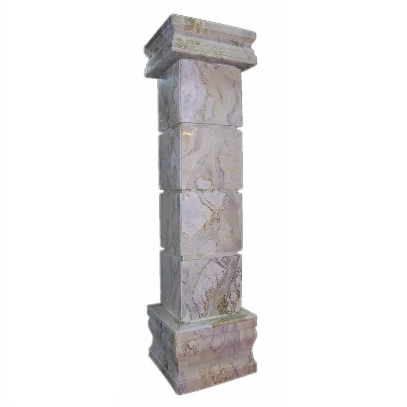 기둥 장식 광장 중공 대리석 집 장식 첫 번째 돌 광택 3 년 MCS196 사용자 정의 크기