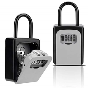 4デジタルカスタムウォールマウントロックボックスCaja de llavesコンビネーションキー収納ボックスロックキーボックス - Product Image 1