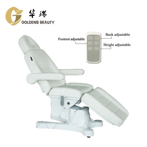 2024 New Trắng Hiện Đại Có Thể Điều Chỉnh Chiều Cao Di Động Điện Massage Trị Liệu Giường - Product Image 6