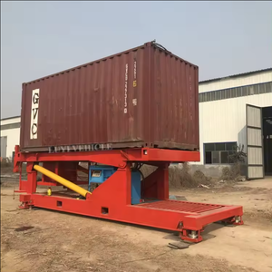 Contenedor hidráulico basculante de 20 pies y 40 pies para carga y descarga de contenedores