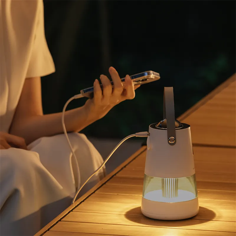 Linterna de campamento portátil recargable multifuncional, lámpara Retro, luces Led, luz para acampar al aire libre