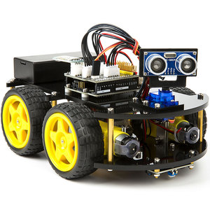 STEM 4WD Smart Robot Autostarter-Kit mit Allradantrieben Intelligentes Lernspielzeug-Roboter-Kit für Bildung Arduino Kid