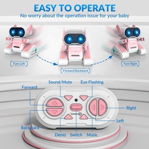 SETM per bambini giocattolo elettronico Robot programmabile intelligente 2.4G con riproduzione vocale e funzione di camminata con telecomando - Product Image 3