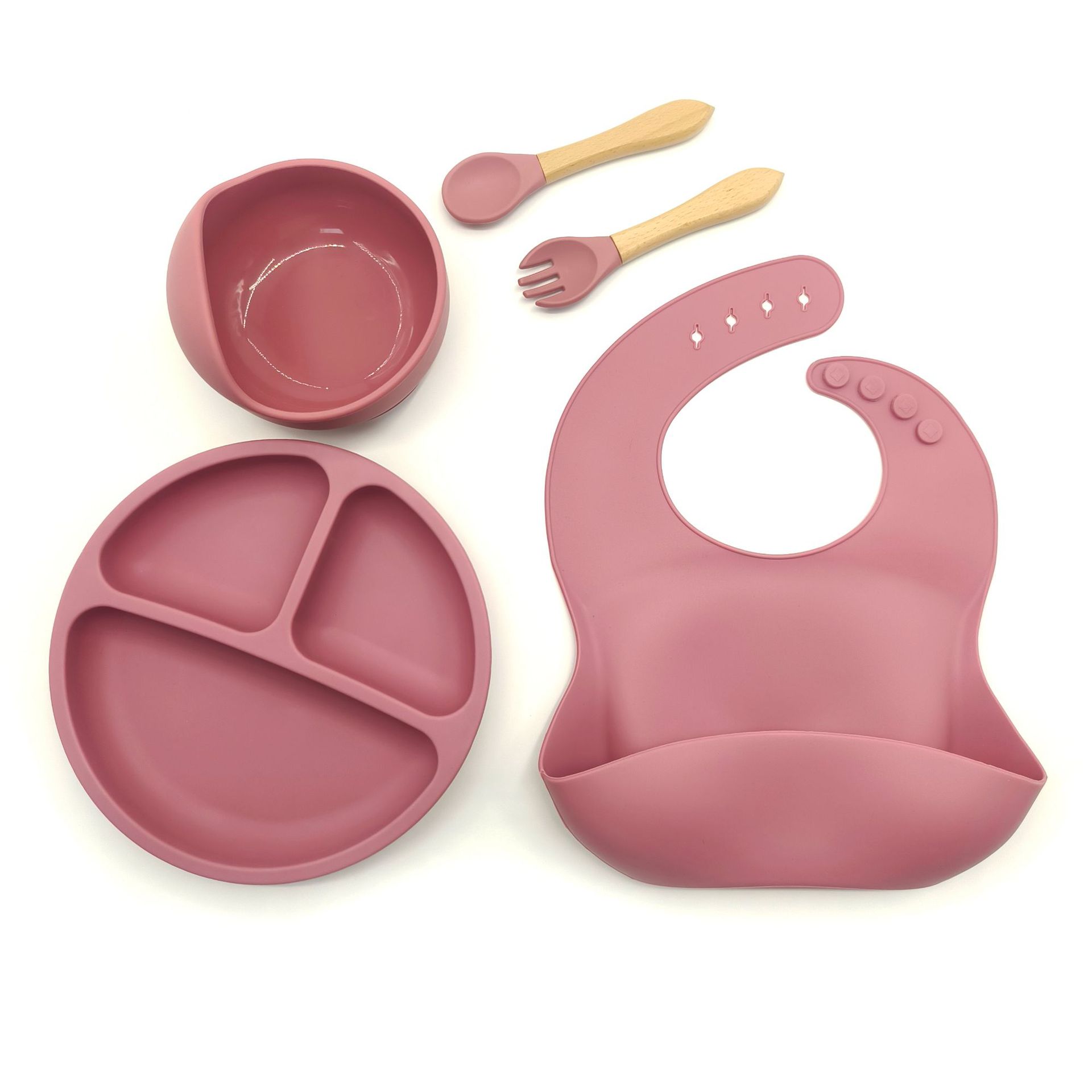 Deep pink 5-piece set