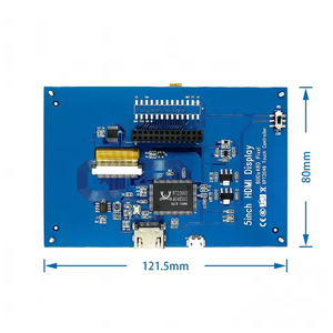 Lampone Pi 3/4 5 pollici 7 pollici LCD HDM1 5 pollici 800x480 HD risoluzione 7 pollici 1024x600 UHD risoluzione capacitivo Touch Screen - Product Image 4
