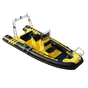 Haohai Orca Thuyền Sườn Sang Trọng T-Top Sợi Thủy Tinh Thân Tàu 5.8 Mét Phía Trong Động Cơ Flexi-tếch 580 Inflatable Câu Cá Tuần Tra Trôi - Product Image 3
