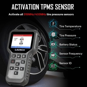 2025 für den Start des CRT5011E-TPMS-Sensors (315 433MHz) Unterstützung für das Wiederlernen von Werkzeugen Lesen/Aktivieren/Programmieren/Wiederlernen/Zurücksetzen des Schlüssel anhänger tests 1 Ye - Product Image 3