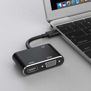 <strong>USB</strong> 3.0 to <strong>HDMI</strong>-Compatible <strong>VGA</strong> DVI Adapter Converter 1080P HD for Computer to Projector TV Monitor Extend Screen <strong>VGA</strong> Cable - Product Image 5
