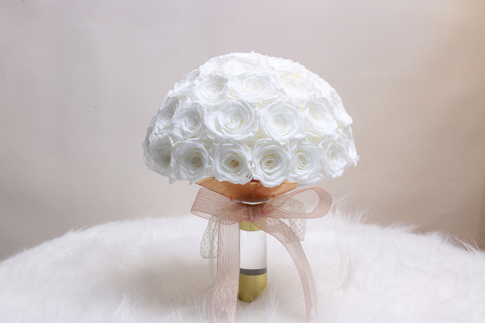Nuptiale Blanc roses