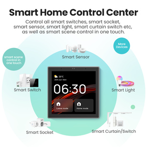 組み込みLcdオートメーションTuyaWifi Zigbeeスマートホーム多機能コントロールパネル - Product Image 2