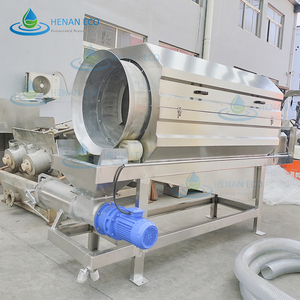 ETP STP WWTP uygulamaları için dahili beslenen döner tambur filtre özelleştirilmiş - Product Image 1