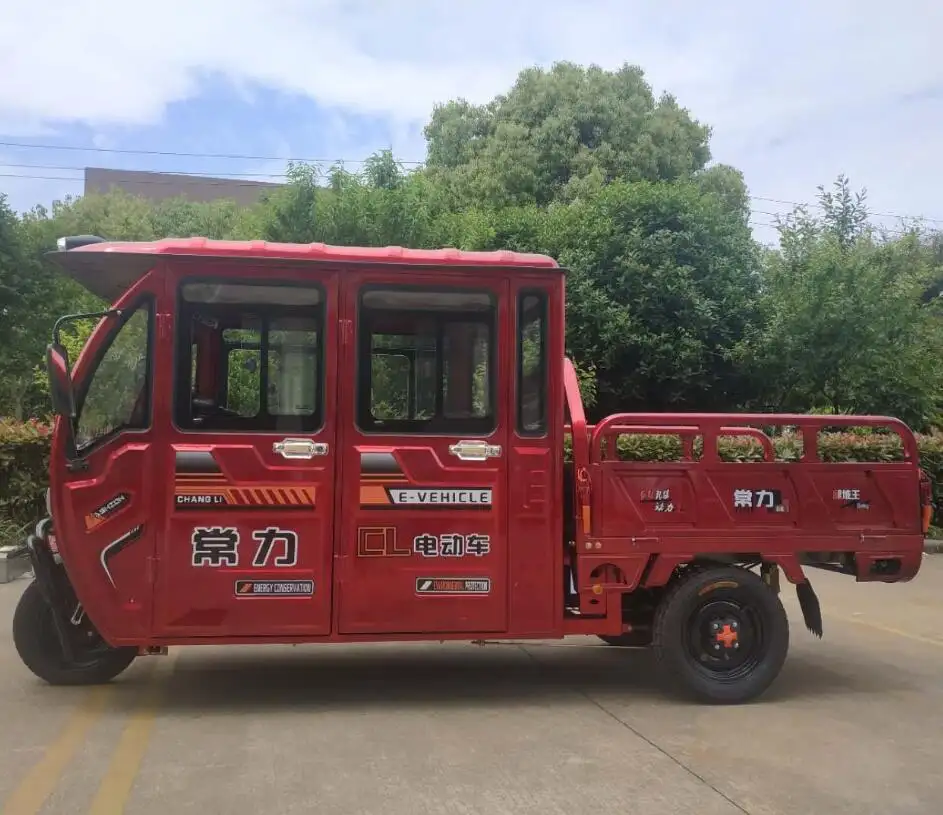 Camion triciclo elettrico chang li realizzati in cina, camion di consegna, tricicli a gas