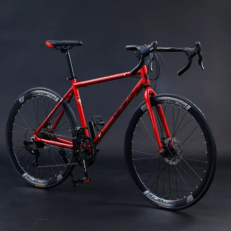 Venta directa de fábrica bicicleta de carretera de carbono de alta calidad 700c bicicleta de carrera 21 velocidades con freno de disco fuera de carretera por ciclo para hombre