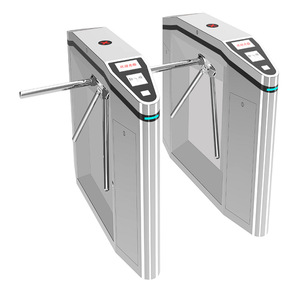 Cancello della barriera del cancello girevole del treppiede di controllo di accesso di altezza della vita semiautomatica ad alta sicurezza di 3 bracci per lo stadio - Product Image 1