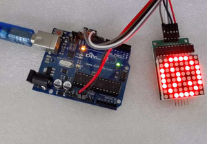 Max7219 Punkt-LED-Matrix modul MCU LED-Anzeigesteuermodul-Kit für Arduino