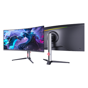 Wide Ultra 34 Inch Curved Screen Monitor 180Hz IPS Gaming Freesync <strong>1440p</strong> 144 hz Lcd <strong>Display</strong> Gaming Monitors - Product Image 1