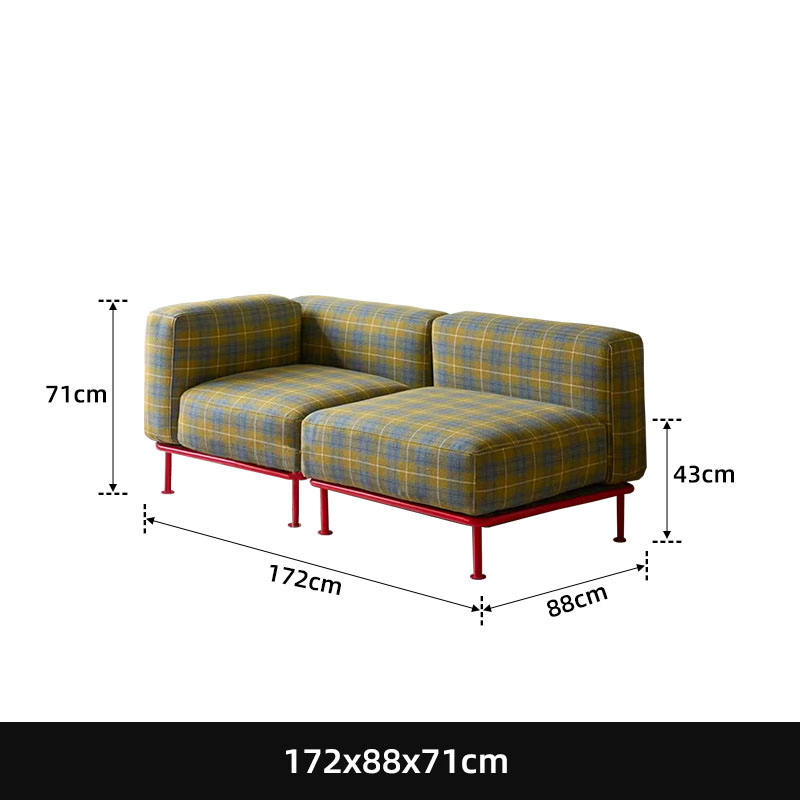 Two-seater - No armrests