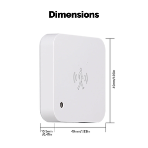 Tuya WiFi Smart Human Presence <strong>Sensor</strong> <strong>Motion</strong> and Motionless <strong>Detection</strong> <strong>Light</strong> Luminance <strong>Sensor</strong> Wired Design App Notification - Product Image 6