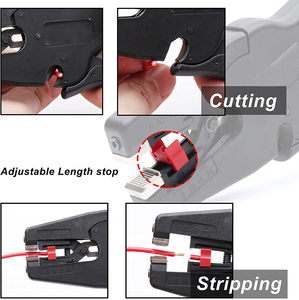 YUHANG 5-20mm/(0.25-0.75Inch) Automatic Wire Stripper <strong>Cutter</strong> 2-in-1 Heavy <strong>Duty</strong> Nylon Tool OEM Customizable for DIY Wire - Product Image 6