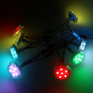 DC12V новый дизайн адресуемый RGB светодиодный пиксельный модуль света 35 мм 6 светодиодов для аттракционов и точечного освещения - Product Image 4