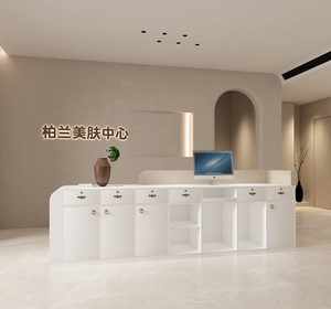 最新设计流行定制接待柜台办公楼酒店医院前台前台 - Product Image 5