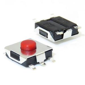ชุด<span class=keywords><strong>6</strong></span>*<span class=keywords><strong>6</strong></span>สีแดง5-Pin SMD สวิตช์สัมผัส<span class=keywords><strong>6</strong></span>.2x6.2มม. ปุ่มกดชั่วขณะสำหรับรีโมท500mA DC 12V - Product Image 2