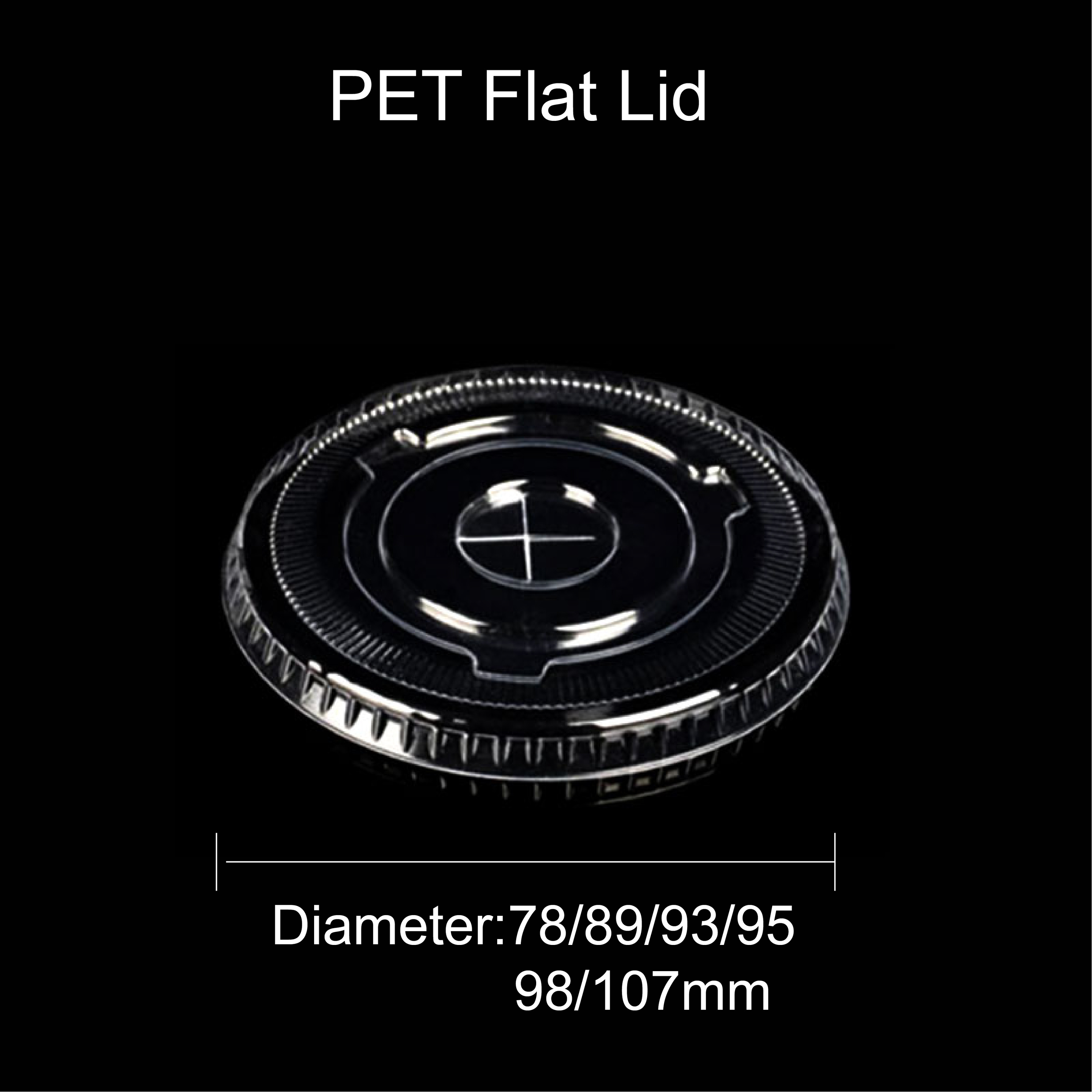 Transparent Flat Lid
